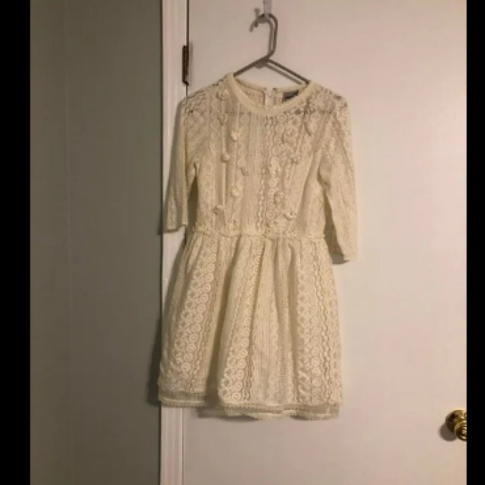 ASOS Cottagecore Crochet Lace Dress Sz 6